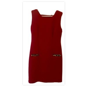 Siesta Red STRETCH PENCIL DRESS size Medium